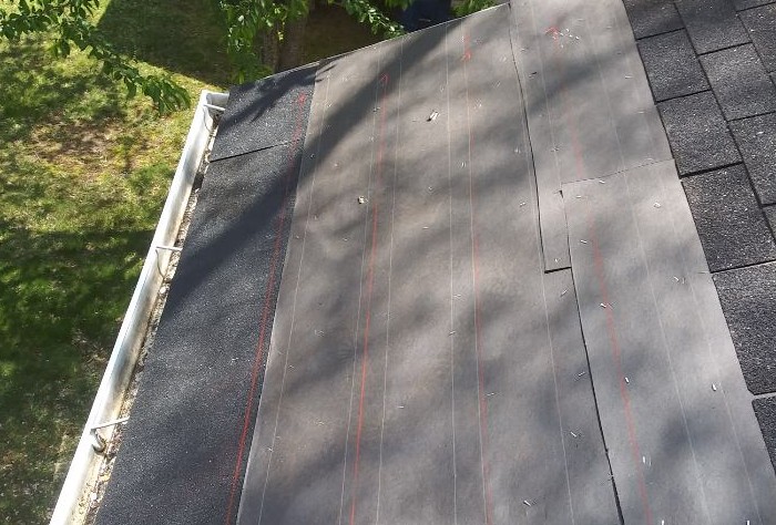 roof repair woodbridge job image 1
